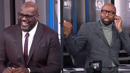 Shaquille O'Neal (L) and Kenny Smith (R)