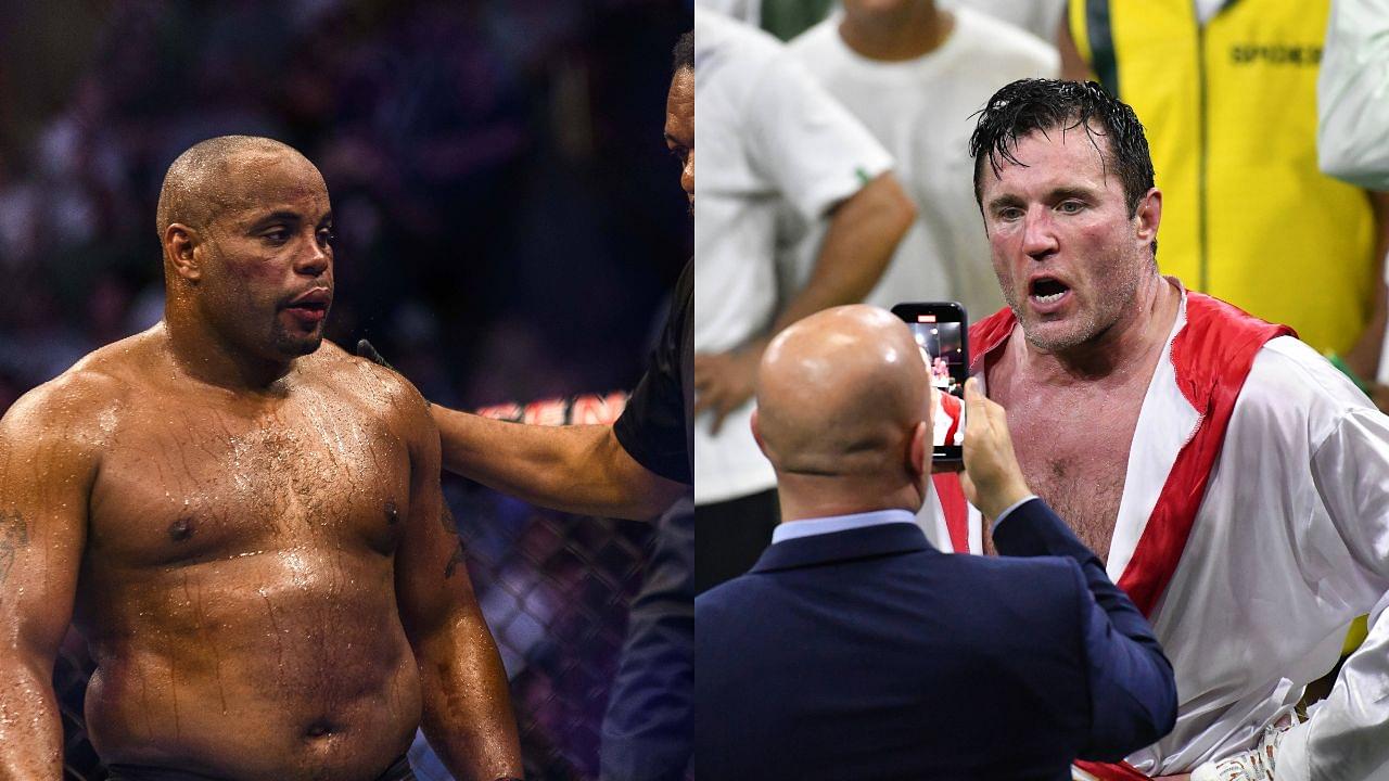 Daniel Cormier (L), Chael Sonnen (R)