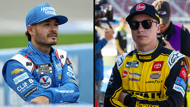 Kyle Larson (L) and Christopher Bell (R). Image Credits: Imagn.