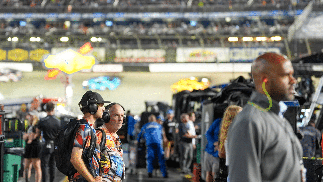 NASCAR Cup Series fans during the Bass Pro Shops Night Race at Bristol Motor Speedway.