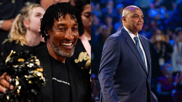 Scottie Pippen (L), Charles Barkley (R)