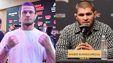 Usman Nurmagomedov (L), Khabib Nurmagomedov (R)