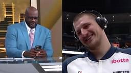 Shaquille O'Neal (L) and Nikola Jokic (R)