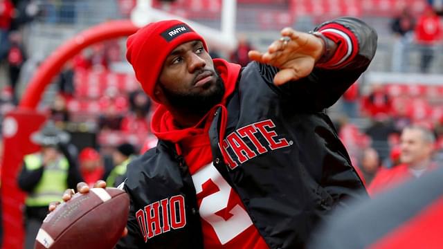 NCAA Football: LeBron James Michigan at Ohio State