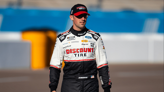 Nov 9, 2024; Avondale, Arizona, USA; NASCAR Cup Series driver Austin Cindric (2) during qualifying for the Championship race at Phoenix Raceway. Mandatory Credit: Mark J. Rebilas-Imagn Images