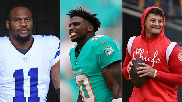 Micah Parsons, Tyreek Hill, Patrick Mahomes