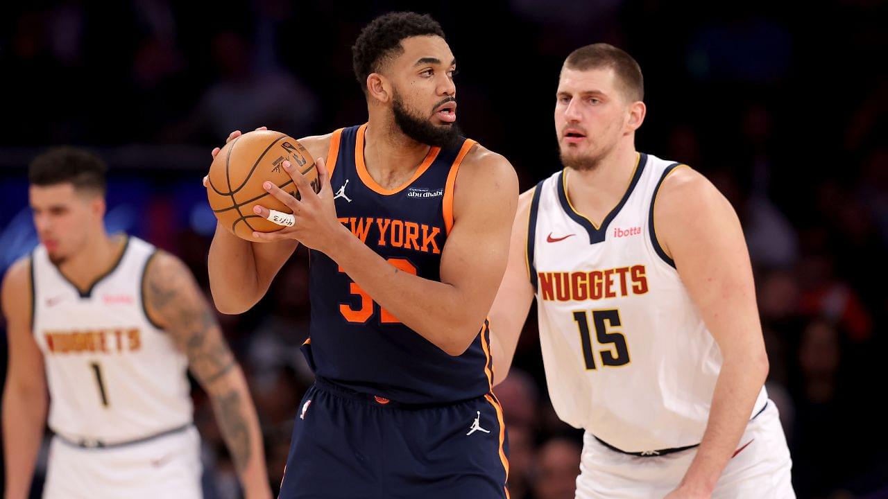 Karl-Anthony Towns NBA: Denver Nuggets at New York Knicks