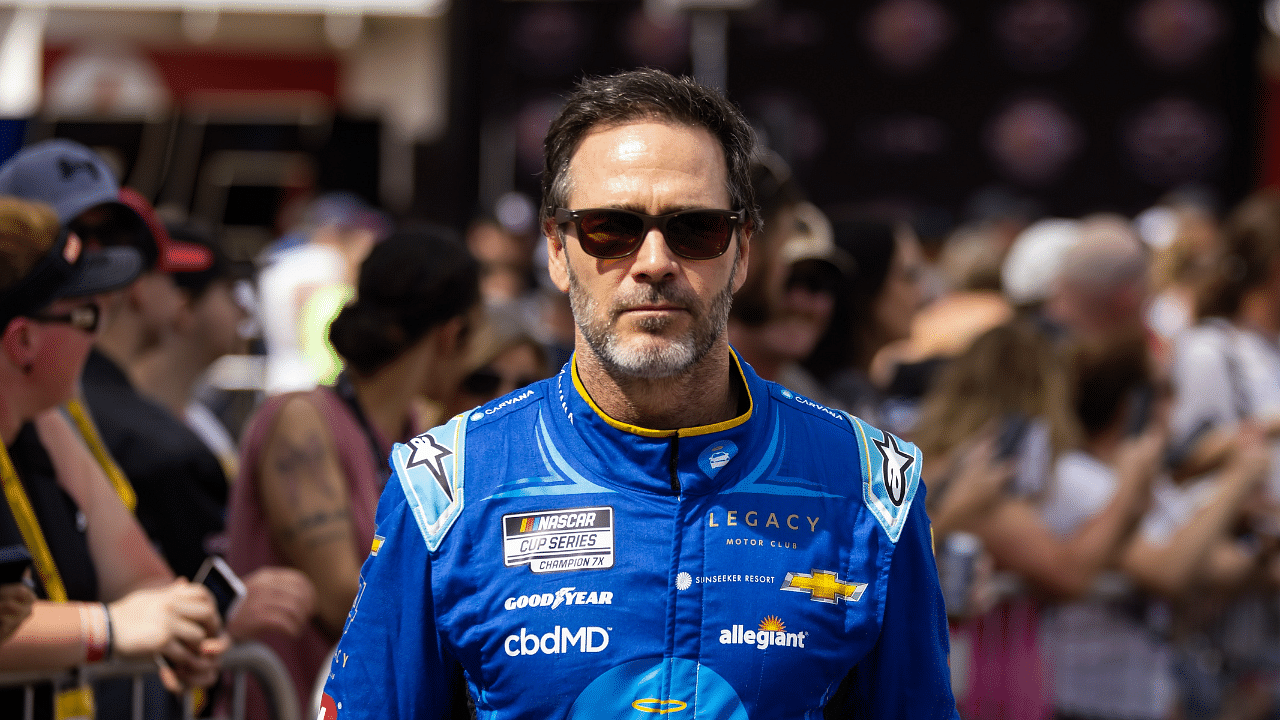 NASCAR Cup Series driver Jimmie Johnson (84) during the Daytona 500 at Daytona International Speedway.