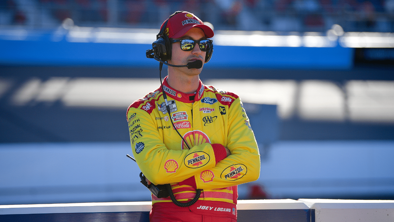 NASCAR Cup Series driver Joey Logano (22) during qualifying for the Cup Series championship race at Phoenix Raceway.