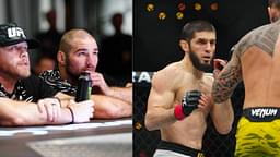 Sean Strickland (L), Islam Makhachev (R)