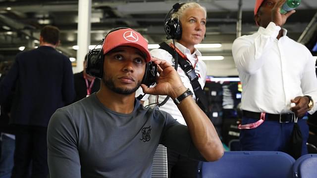 Motorsports: FIA Formula One World Championship, WM, Weltmeisterschaft 2019, Grand Prix of Great Britain, Nicolas, brother of 44 Lewis Hamilton (GBR, Mercedes AMG Petronas Motorsport), Silverstone Great Britain