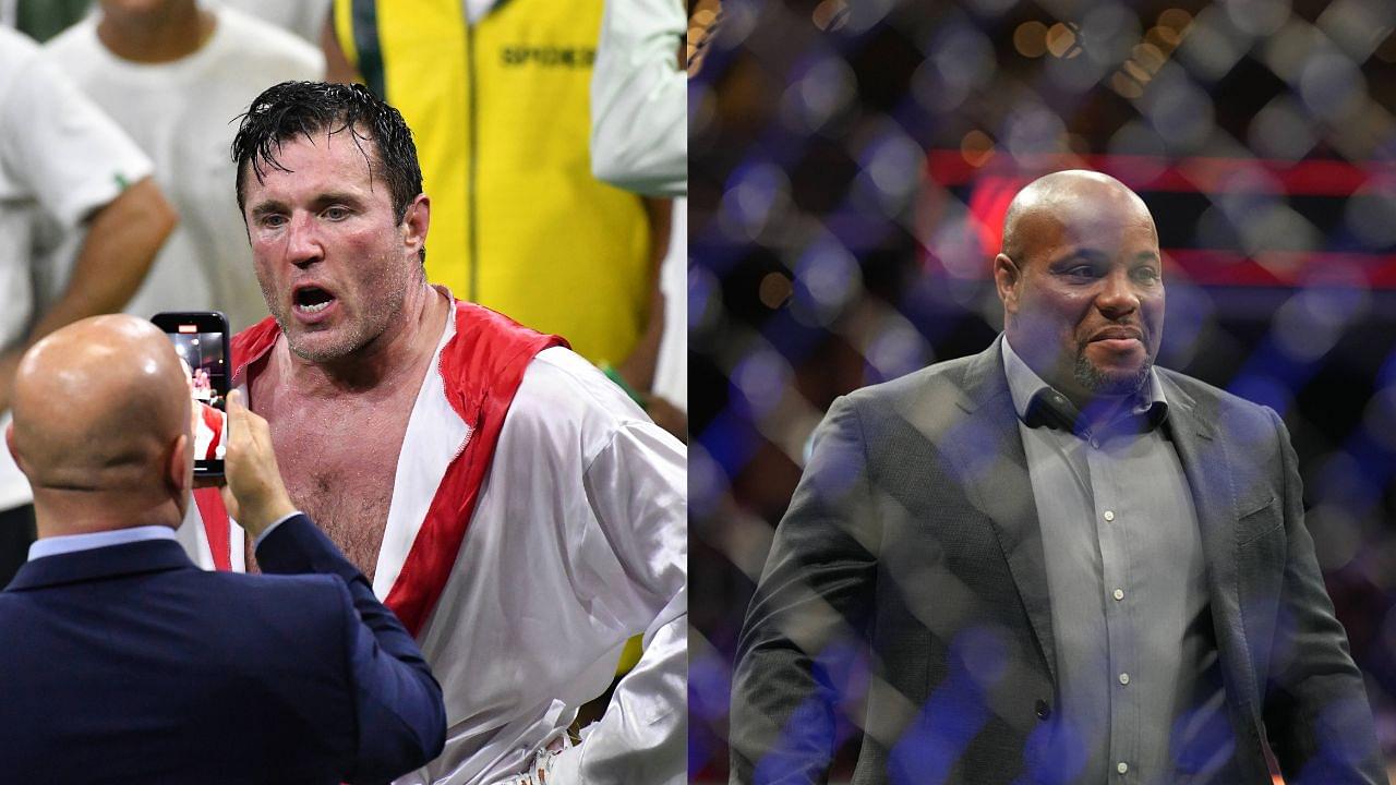 Chael Sonnen (L), Daniel Cormier (R)