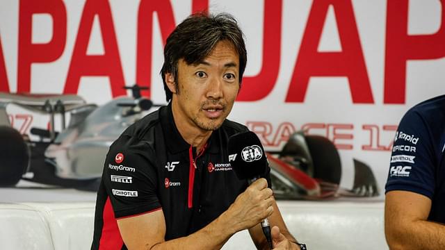 KOMATSU Ayao (jpn), Chief Engineer of Haas F1 Team, portrait press conference, during the 2023 Formula 1 Lenovo Japanese Grand Prix