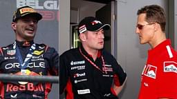 Max Verstappen(L), Jos Verstappen(C), Michael Schumacher(R)