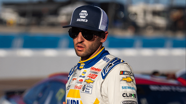 Nov 9, 2024; Avondale, Arizona, USA; NASCAR Cup Series driver Chase Elliott (9) during qualifying for the Championship race at Phoenix Raceway. Mandatory Credit: Mark J. Rebilas-Imagn Images