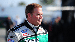 NASCAR Nationwide Series driver Mike Wallace during practice for the DRIVE4COPD 300 at Daytona International Speedway.