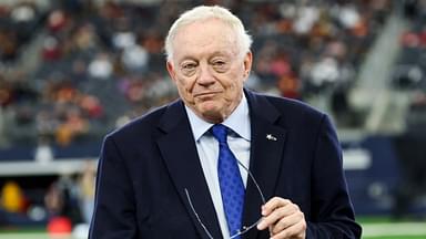 Jan 5, 2025; Arlington, Texas, USA; Dallas Cowboys owner Jerry Jones before the game against the Washington Commanders at AT&T Stadium.