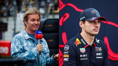 Nico Rosberg (L) and Max Verstappen (R)