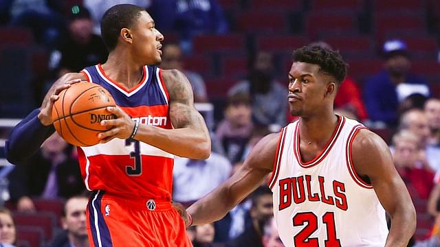 Bradley Beal (L) and Jimmy Butler (R)