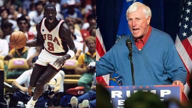 Michael Jordan(L) and Bobby Knight(R)