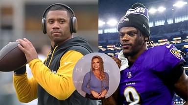 Russell Wilson, Joy Taylor, and Lamar Jackson