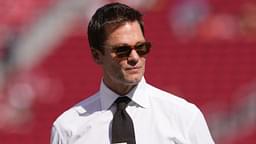 Fox color commentator Tom Brady before the game between the San Francisco 49ers and the Arizona Cardinals at Levi's Stadium.