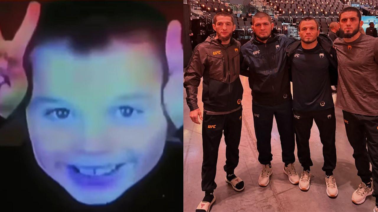 Umar Nurmagomedov (L), Khabib Nurmagomedov (R)