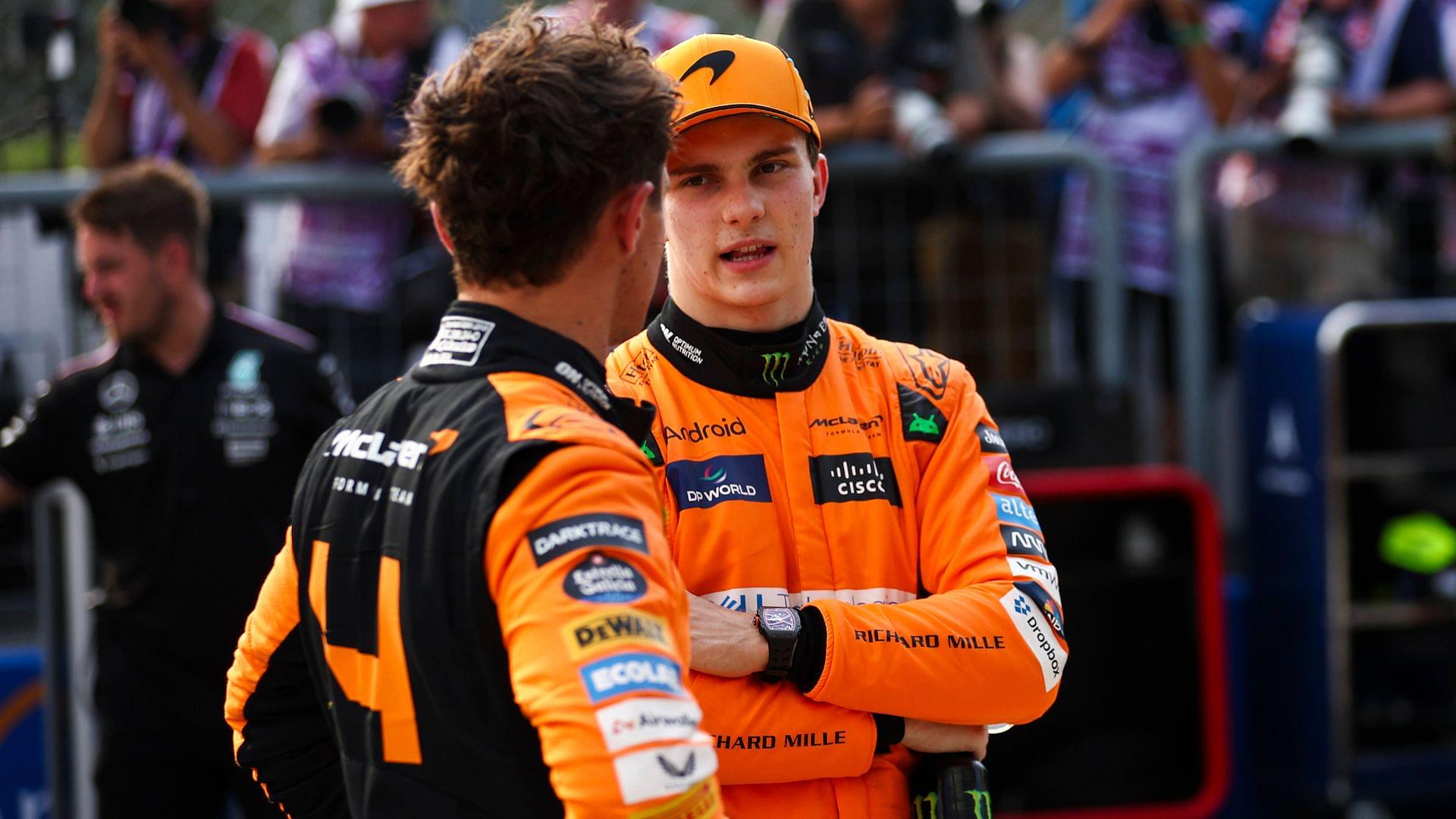 4 Lando Norris GBR, McLaren Formula 1 Team , 81 Oscar Piastri AUS, McLaren Formula 1 Team , F1 Grand Prix of Italy at Autodromo Nazionale Monza on August 31, 2024