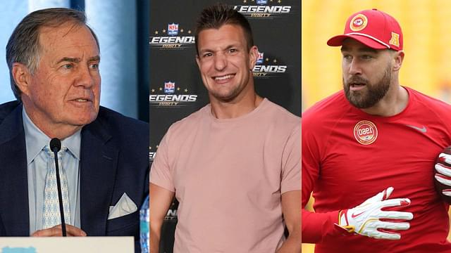 Bill Belichick, Rob Gronkowski, Travis Kelce