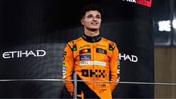 NORRIS Lando (gbr), McLaren F1 Team MCL38, portrait podium during the Formula 1 Etihad Airways Abu Dhabi Grand Prix 2024, 24th round of the 2024 Formula One World Championship