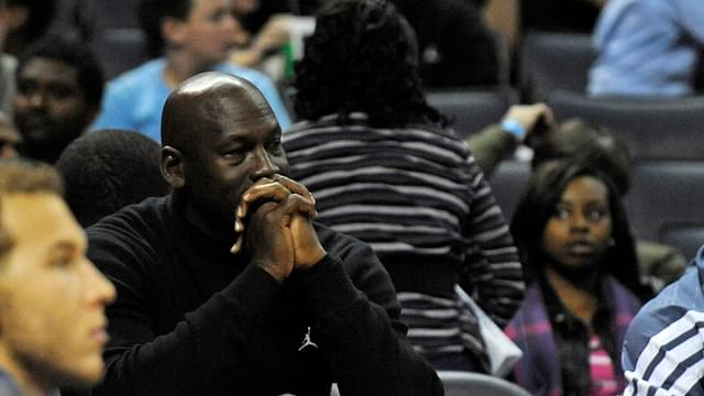 Michael Jordan NBA: Preseason-Atlanta Hawks at Charlotte Bobcats