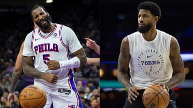 Andre Drummond (L) and Paul George (R)