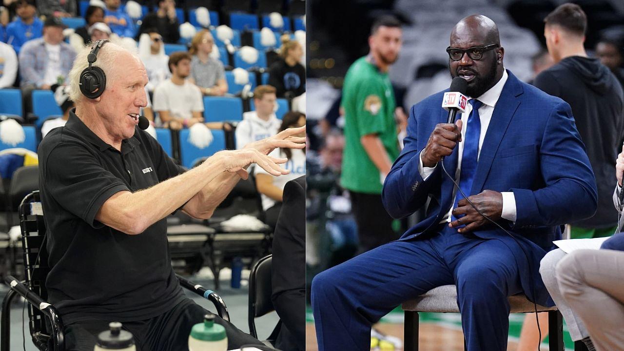 Bill Walton and Shaquille O'Neal