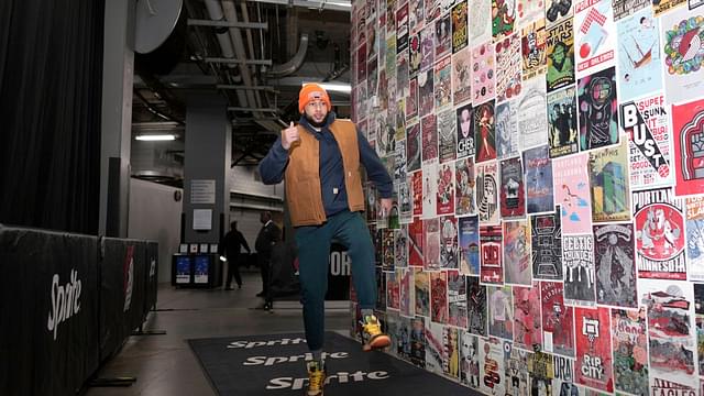 Brooklyn Nets point guard Ben Simmons (10) arrives to the arena before the game against the Portland Trail Blazers at Moda Center.