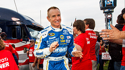 Apr 27, 2013; Richmond, VA, USA; Sprint Cup Series driver Mark Martin (55) before the Toyota Owners 400 at Richmond International Raceway. Mandatory Credit: Peter Casey-Imagn Images