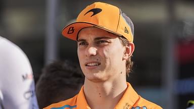 8.December.2024; Oscar Piastri of Australia and McLaren F1 Team during drivers parade Formula One Abu Dhabi GP Abu Dhabi Yas Marina Circuit United Arab Emirates