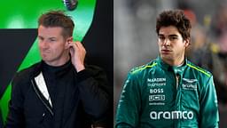 Nico Hulkenberg (L) and Lance Stroll (R)