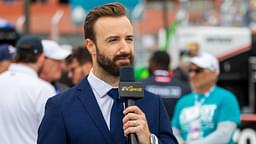 June 2nd 2024: NBC Sports broadcaster James Hinchcliffe talks prior to the Chevrolet Detroit Grand Prix. The NTT IndyCar, Indy Car, IRL, USA Series runs the Chevrolet Grand Prix on the streets of downtown Detroit, Michigan.