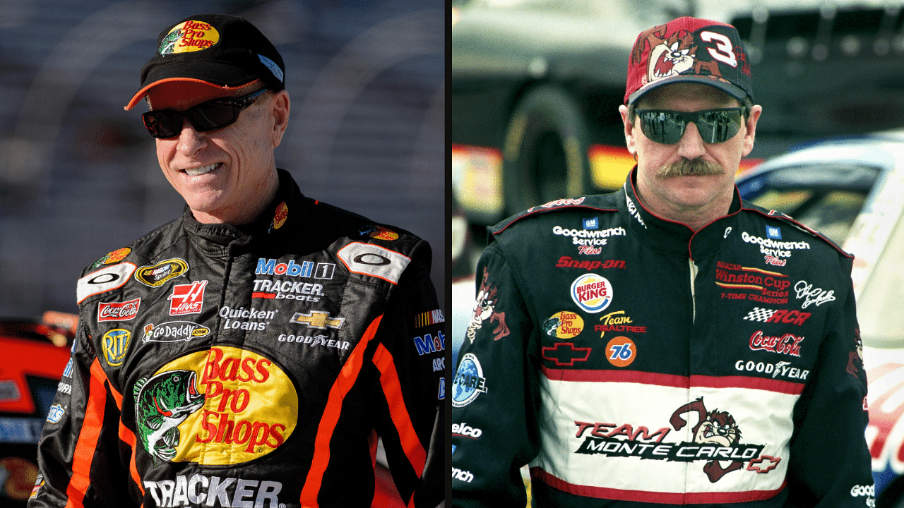 Mark Martin (R) and Dale Earnhardt Sr. (L) Image Credits: Imagn.