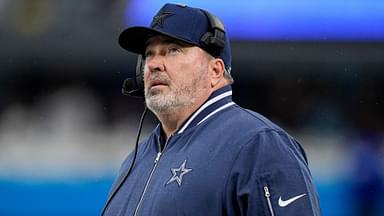 Dallas Cowboys head coach Mike McCarthy during the second half against the Carolina Panthers at Bank of America Stadium.