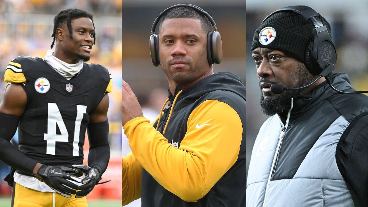 George Pickens, Russell Wilson, and Mike Tomlin