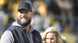 Pittsburgh Steelers former quarterback Ben Roethlisberger in attendance as the Steelers host the New Orleans Saints at Acrisure Stadium.