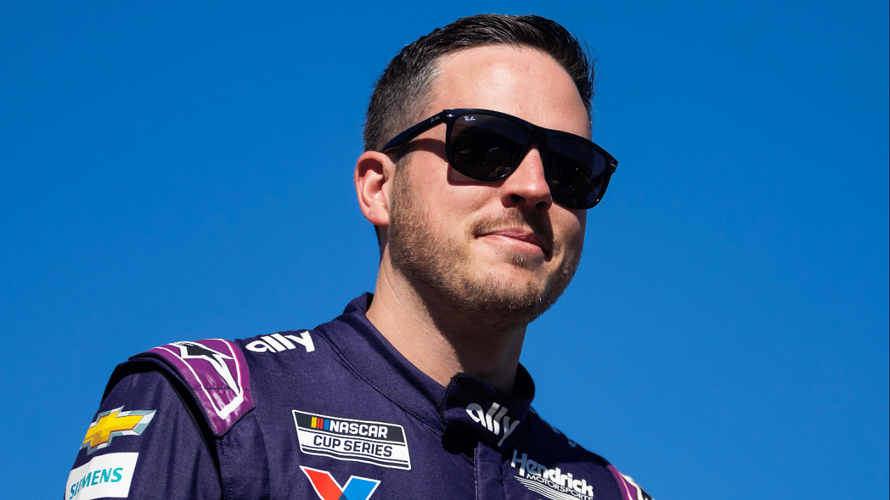 Nov 10, 2024; Avondale, Arizona, USA; NASCAR Cup Series driver Alex Bowman (48) during the NASCAR Cup Series Championship race at Phoenix Raceway. Mandatory Credit: Mark J. Rebilas-Imagn Images