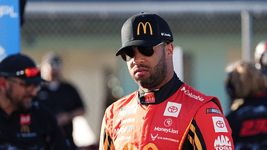 NASCAR Cup Series driver Bubba Wallace (23) during practice for the Straight Talk Wireless 400 at Homestead-Miami Speedway.