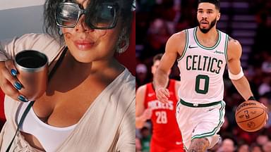 Anna Horford (L) and Jayson Tatum (R)