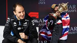 Oliver Oakes (L) and Lewis Hamilton (R)