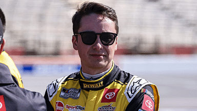 NASCAR Cup Series driver Christopher Bell (20) on pit road prior to qualifying for the Ambetter Health 400 at Atlanta Motor Speedway.