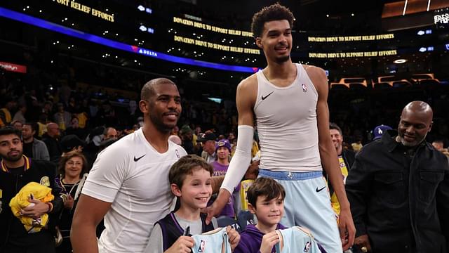 “JJ Redick Is Part of My Family”: Chris Paul and Victor Wembanyama Speak About Giving Their Jersey to Lakers HC’s Sons