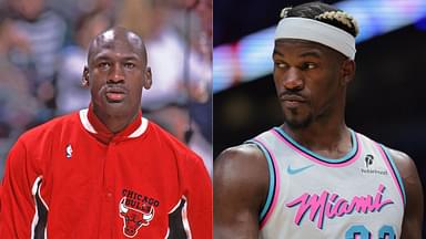 Michael Jordan (L) and Jimmy Butler (R)