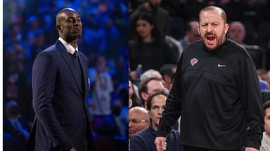 Kevin Garnett (L), Tom Thibodeau (R)